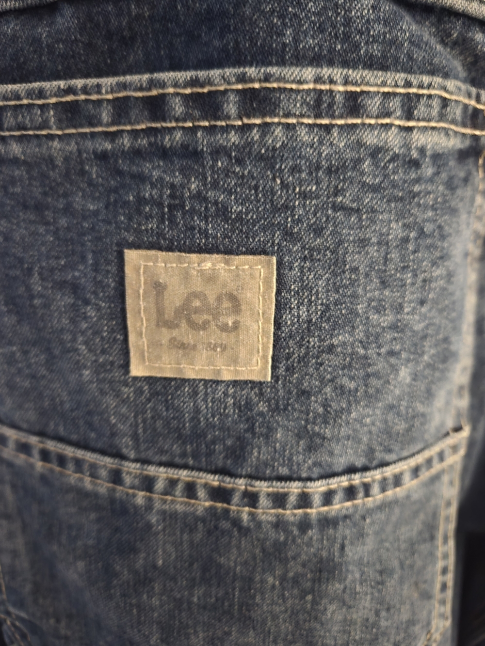 Lee Men's 38w X 30 L Blue Denim Jeans - Picture 6 of 8